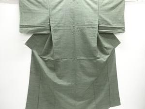 大正ロマン　手織り紬単衣着物